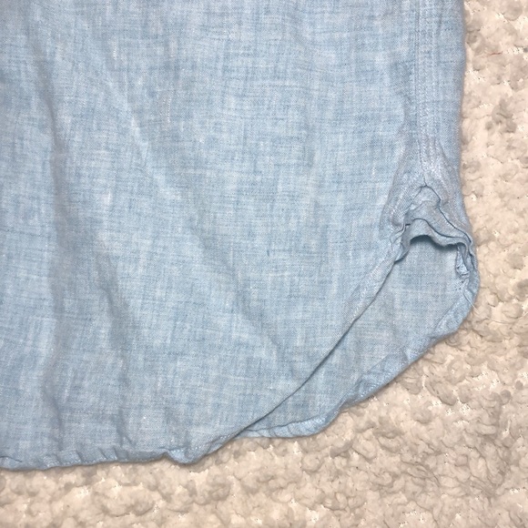 Ralph Lauren Denim-Like Button Up Top - Picture 5 of 5